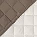 H.VERSAILTEX Reversible Quilted Sofa Cover Water Resistant Sofa Slipcover Washable Couch Cover with Non Slip Elastic Strap Furniture Protector for Kids, Dogs, Pets(Sofa, Taupe Brown/Beige)