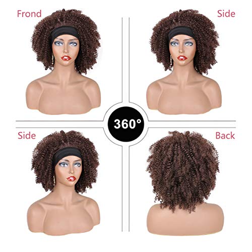 Kachanaa-8-Inch-Headband-Wigs-Chocolate-Brown-Kinky-Curly-Headband-Wig-Short-Synthetic-Glueless-Wigs-for-Party-and-Daily-Fluffy-and-Soft-Natural-Looking-for-Black-Women-4