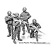 Master Box US Soldiers Check Point Iraq (4) Figure Model Building Kits (1:35 Scale)