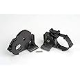 Traxxas 3691 Black Gearbox Halves with Idler Gear Shaft