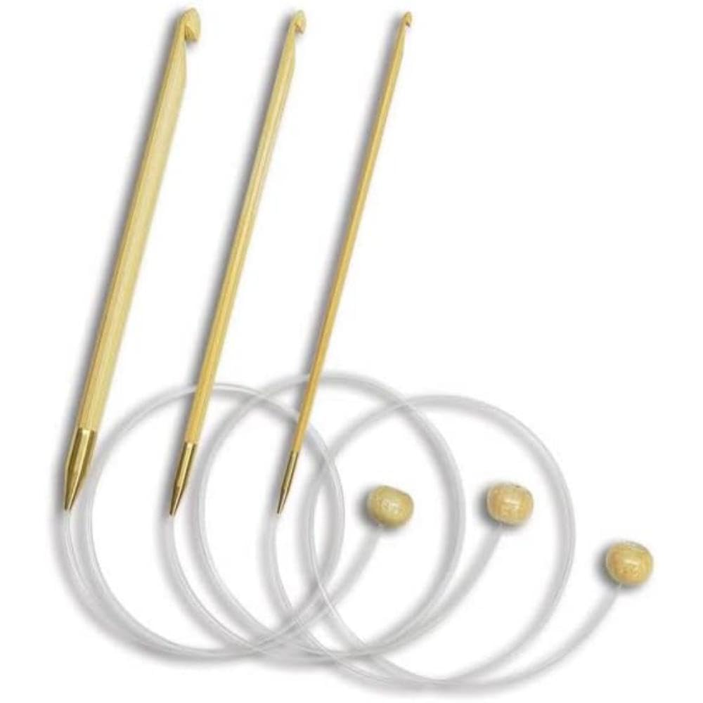 Seeknit - Seeknit (50cm, 3.75mm) Flexible Afghan Crochet Hook - 1 Unit