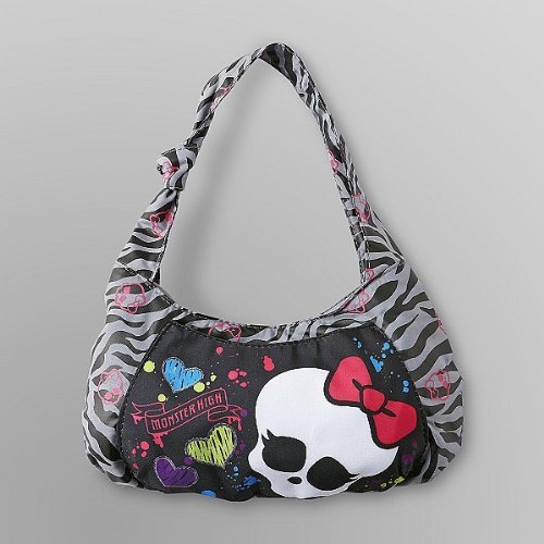 Monster High Zebra Print Hobo Purse