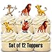 12 Cupcake Toppers Lion King