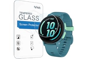 Frgnie Screen Protector Designed for Garmin Bounce 2 Smart Watch (3 Pack) HD Anti Scratch, Bubble Free, Tempered Glass Film