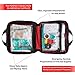 First Aid Kit for Car, Home, Traveling, Camping, Office or Sports | 200 Pieces Bag Equipped with Medical Supplies for Emergency and Survival
