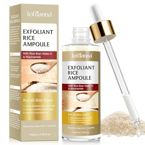 White Rice Gentle Face & Body Exfoliator, Helps Remove Blackheads & Dead Skin, Exfoliation & Hydration, Pore Care, White Rice Glow (100ml)