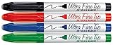 The Board Dudes Ultra Fine Point Dry Erase Markers - Classic Colors, 4 Count (CYJ95)