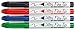 The Board Dudes Ultra Fine Point Dry Erase Markers - Classic Colors, 4 Count (CYJ95)