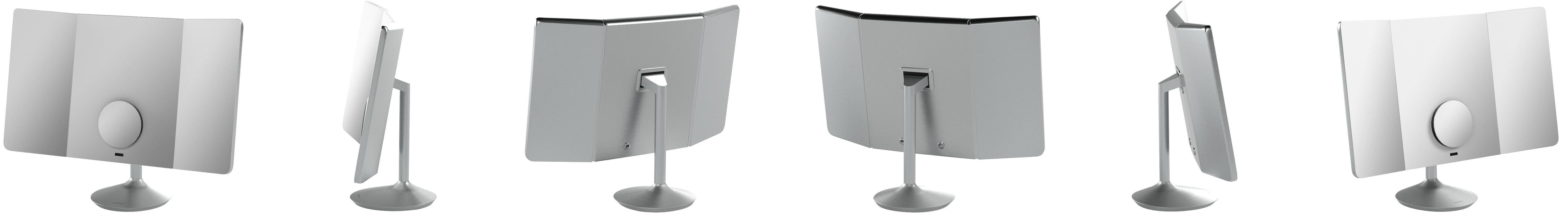 simplehuman, espejo con sensor de visión amplia pro, acero ...