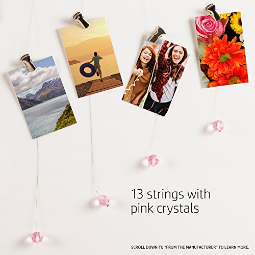 HP-Sprocket-Heart-Shaped-Photo-Display-with-Pink-Crystals-and-Clips-2HS27A