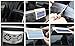 bestpriceam Solar Dual Fan Car Front/Rear Window Air Vent Cool Cooler Fan Windshield Fan (Black)