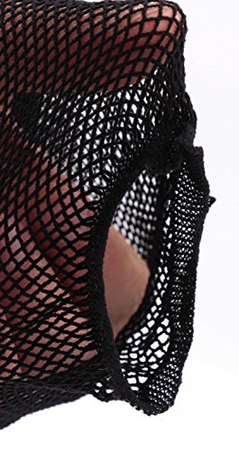 5 Pack Wig Caps - LeBeila Black Breathable Mesh Net Nylon Weaving Wig Cap Stretch Liner Snood No Slip Open End For Men/Women Long & Short Hair Bulk Cosplay Wigs Making Accessories Fishnet Hairnets