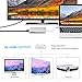 USB C Hub, Letscom 7 ports Type C Hub with USBC Charging Port, HDMI Port, 3 USB 3.0 Ports, SD & MicroSD Card Reader, Portable for MacBook Pro, Chromebook Pixel and More Type-C Devices (Silver)