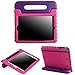 HDE Kids Case for iPad Mini 2 3 -Shock Proof Rugged Heavy Duty Impact Resistant Protective Cover Handle Stand for Apple iPad Mini 1 2 3 Retina (Purple Pink)