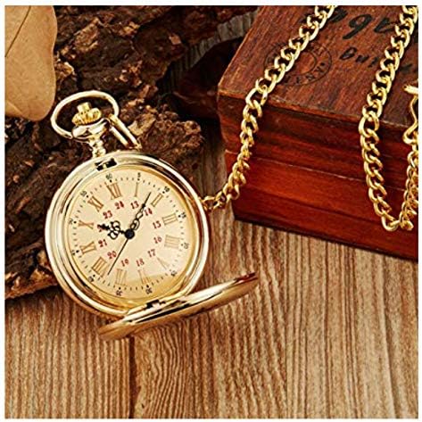 eBoutik, ‘to My Son’ Pocket Watch, Classic Vintage Fob Watch with Chain, Quartz Pendant Timepiece - Image 5