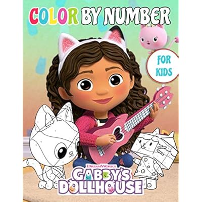 Gabby's Dollhouse Color By Number: Fun & Relaxing Nepal | Ubuy