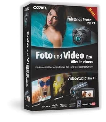 Corel PaintShop Photo Pro X3 - Video Studio Pro X3 Bundle