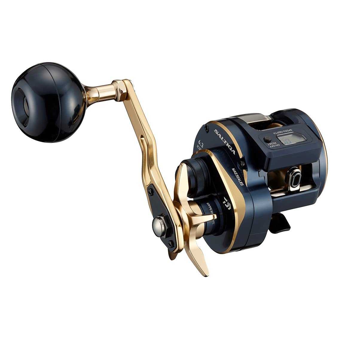 Moulinet De Pêche Offshore Daiwa Saltiga - Avec Compteur, Modèle IC N°100 - Neuf Sous Emballage