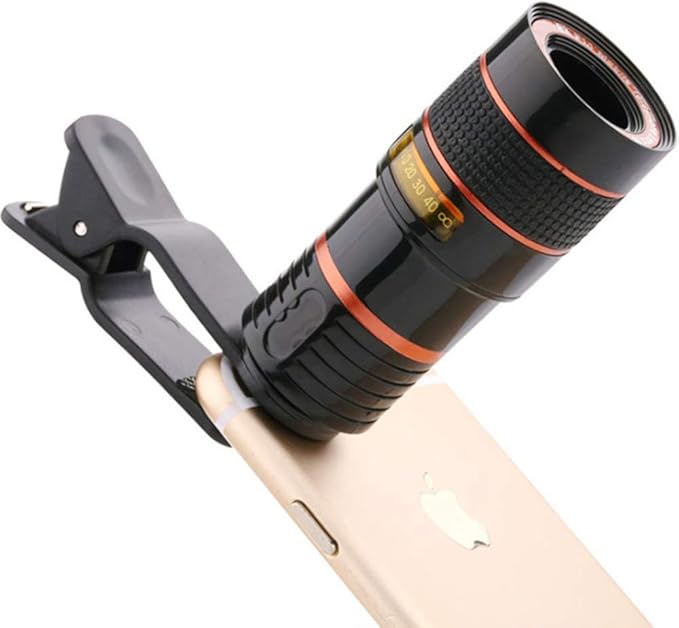 Universal Clip On 8X Magnifier Optical Zoom Telescope