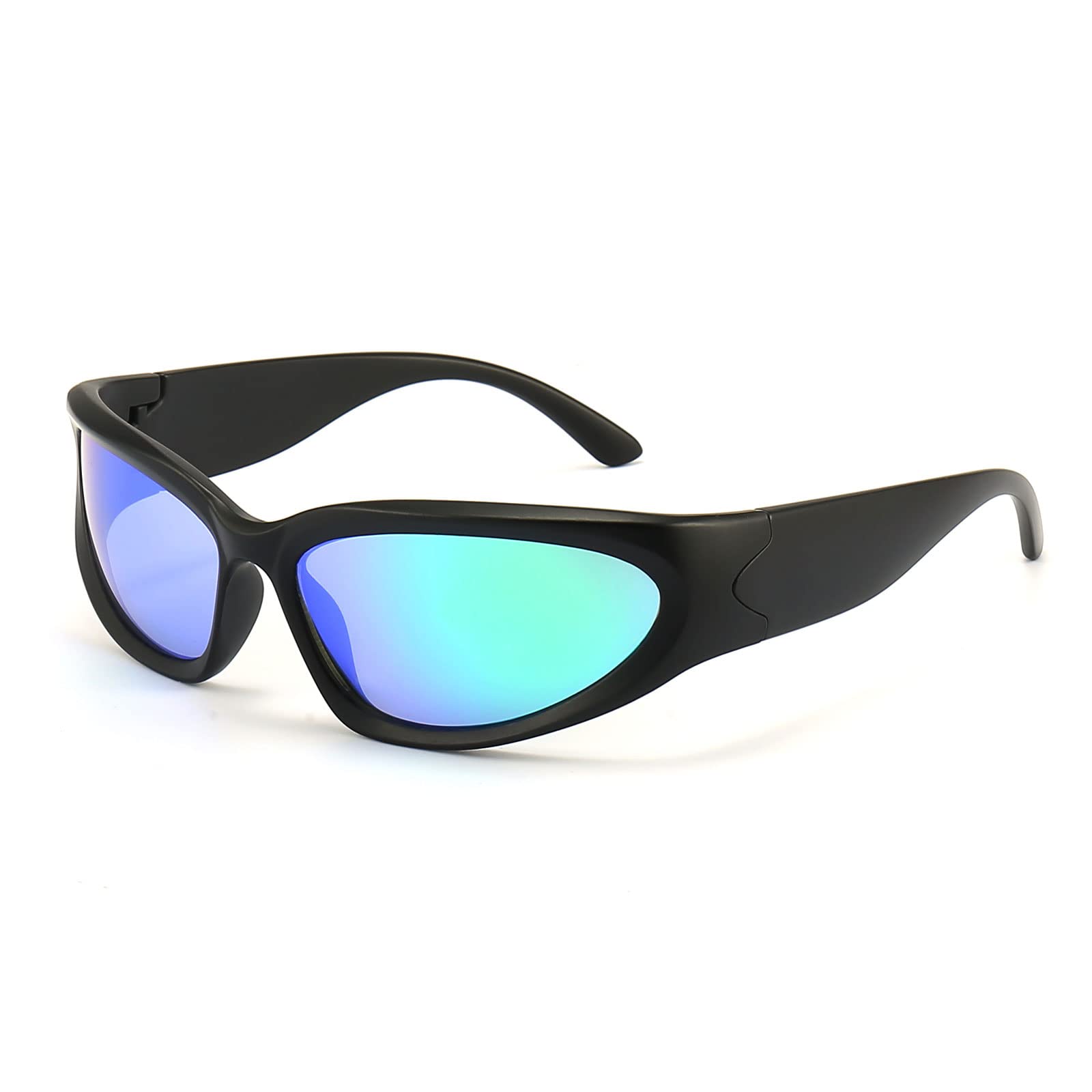 Long Keeper Polarised Wrap Around Sunglasses for Women Men Y2K Trendy Sunglasses Fashion Sun Glasses UV Protection for Driving Sport Fishing