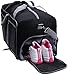 85L Foldable Travel Duffel Bag Lightweight Carry-on w Shoes Compartment Memory Foam Shoulder Pad Magictodoor