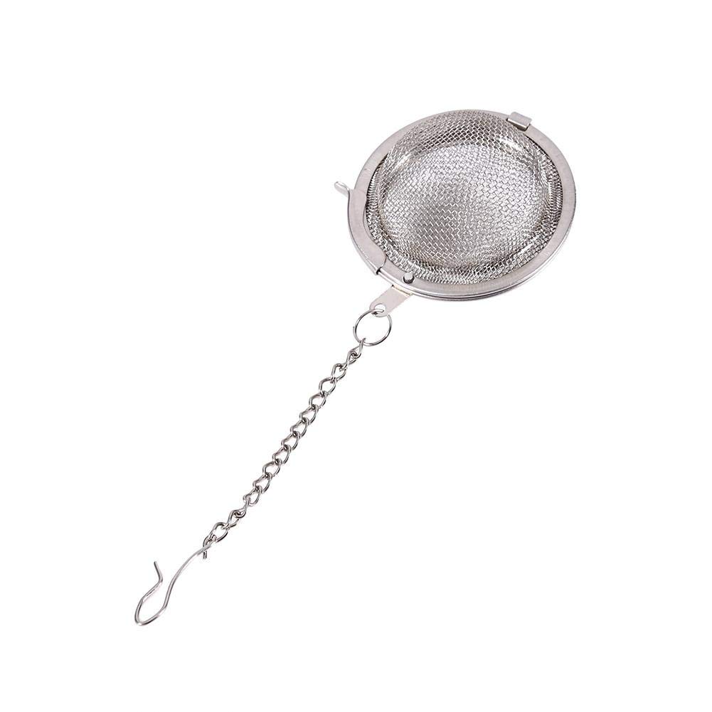 Stainless Steel Tea Ball Infuser, 1 Tea Strainer of 3 Sizes, Kitchen Cooking Infuser for Brewing Loose Leaf Tea and Mulling Spices, with Fine Mesh(4.5CM)