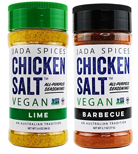 Chicken Salt - Vegan, NO MSG, Gluten Free, Australia's #1 All-Purpose Seasoning (Lime, BBQ)