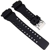 Casio GA-100 Black resin watch strap