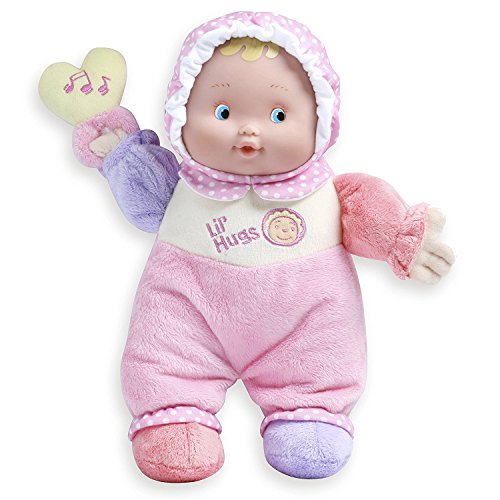 JC Toys Lil’ Hugs Pink Soft Body - Your First Baby Doll – Designed by Berenguer – Ages 0+