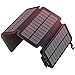 Solar Charger 25000mAh ADDTOP Waterproof Power Bank with 4 Solar Panels Portable Battery Pack for iPhone, ipad, Samsung, Smartphone, ect