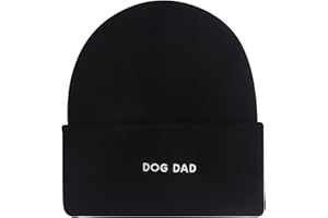 Hatphile Dog Mom and Dog Dad Beanie Collection – Stylish and Cozy Breed-Specific Knit Hats for Proud Pet Parents