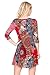 HerShe Women's 3/4 Sleeve Casual Pocket A-Line Comfy Tunic Dress