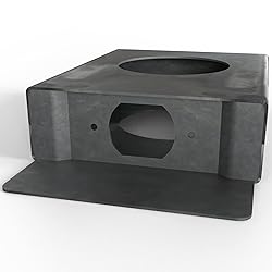 Single Hole Gate Lockbox Weldable Steel Unpainted