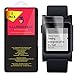 Pebble 2 Screen Protector [2-Pack], iLLumiShield HD Clear Tempered Ballistic Glass Screen Protector for Pebble 2 9H Hardness Anti-Bubble Shield