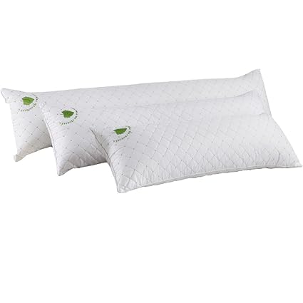 Amazon Com 100 Cotton Long Body Bed Pillow Twin Full Queen Size