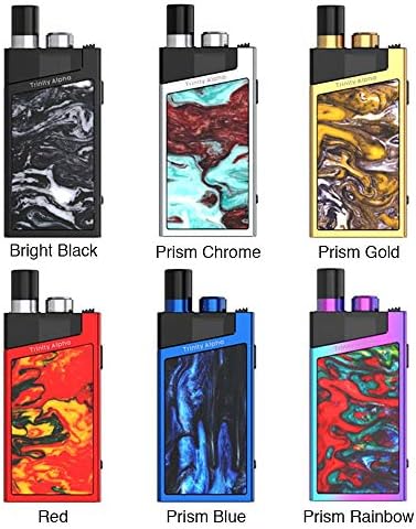 Smok Trinity Alpha Kit 30W Power Output with 1x Pod 2X Spare Coils No Nicotine TPD Compliant (Prism Rainbow)
