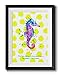 Uhomate 4 pcs Sea Animals Pink Jellyfish Art-Sea Turtle Decor-Pink Octopus Art-Pink Seahorse Decor Abstract Art Home Canvas Wall Art Wall Decor Bathroom M001 (8X10)