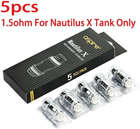 5pcs AspÎre NautÎlus X 1.5 oḣm CòÎLs For NautÎlus X TǞnḰ Authentic