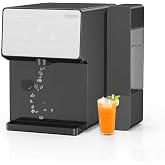 Countertop Nugget Ice Maker with Water Tank, 35lbs/24Hrs,Chewable Soft Ice | High Capacity, Self-Cleaning &amp; Automatic Dispensing,Quiet 48dB Operation for Home/Office/Bar (BPA-Free, LED Touch Panel)
