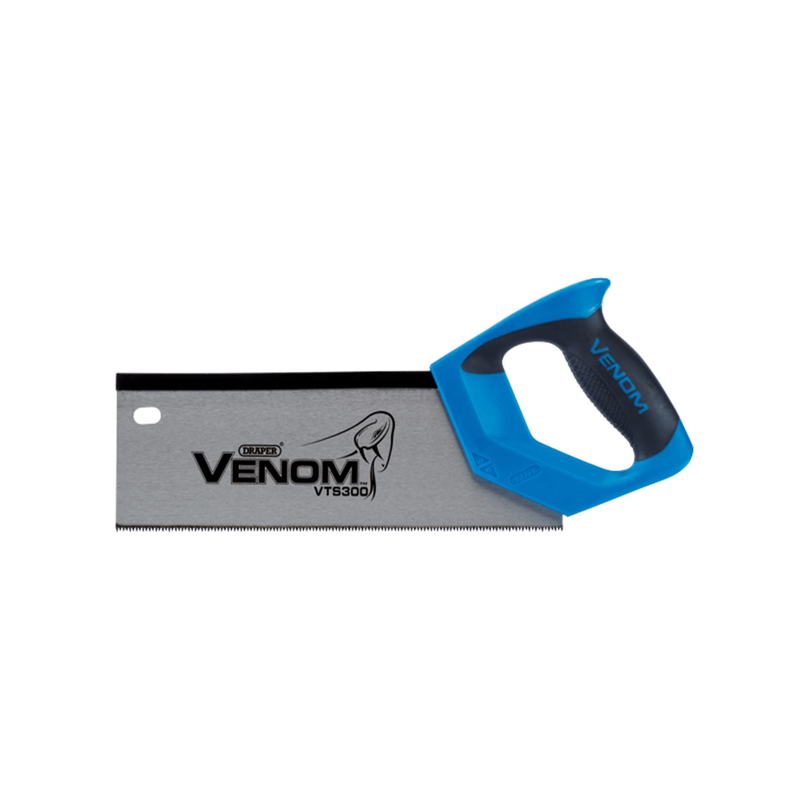 Draper 82200 Venom Double Ground 12PPI Tenon Saw, 300 mm Blade Length Blue