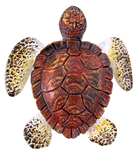 Cast Resin Sea Turtle Drawer Pull Handles 2 Inches Set Of 4