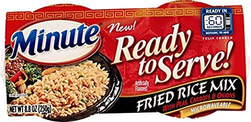 Minute Ready to Serve Fried Rice With Peas, Carrots & Onions MICROWAVEABLE (1-PACK) (2-INDIVIDUAL SERVINGS)