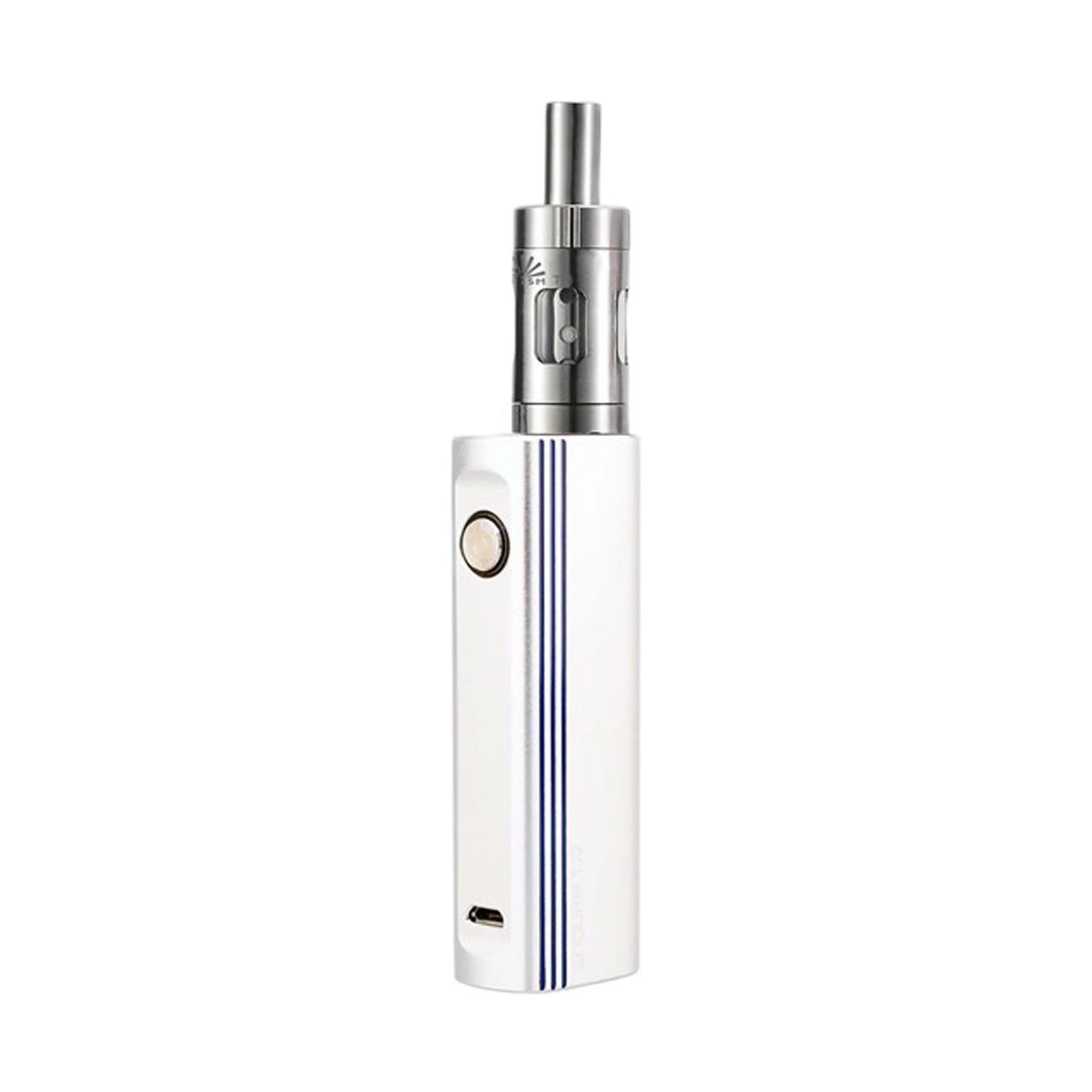 Innokin Endura T22E Vaping Kit, 2000mAh Built-in Battery, Top Filling, 2mL Capacity, T18E Coils Compatible, E Cigarettes, E Cig, Innokin Vaping, Starter Kit, No Nicotine (Silver)