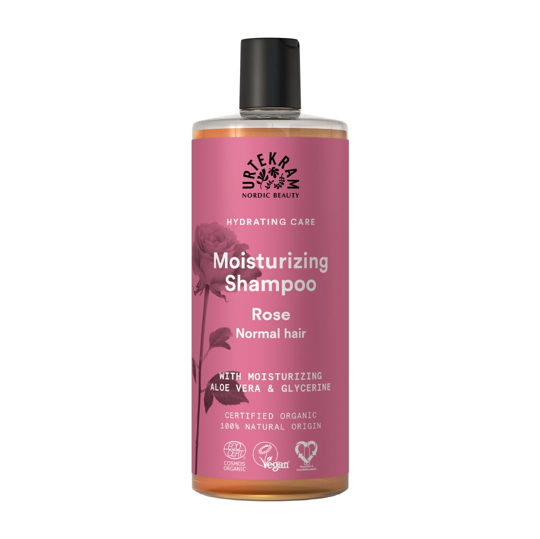 Urtekram - Urtekram Moisturizing Rose Shampoo for Normal Hair - 500ml
