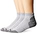 Carhartt Men's Midweight Cotton Blend Sock 3 Pack (Closeout), Grey, Shoe Size: 6-12