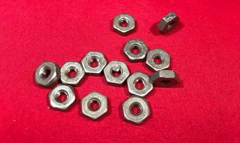 Grade 5 Steel Hex Nuts Lh 34 10 Thread X 1 18 W X 41