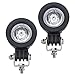 WEISIJI Motorcycle Driving Lights,10W 2inch LED Work Light Fog Lights for Harley Yamaha Motorcycles(2Pcs 10w spot)