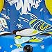 Aqua Leisure Pipeline SNO Air Penguin Snow-Pal Inflatable Kids Snow Tube with High Back Seat and Repair Kit, 33” Inches Long