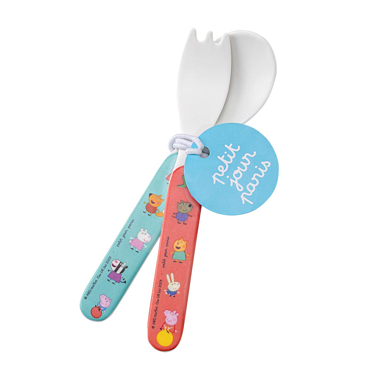 Petit Jour Paris – 2-Piece Cutlery Set Peppa Pig - Suitable for The Small Hands!