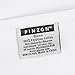 Amazon Brand – Pinzon 400-Thread-Count Hemstitch Egyptian Cotton Sheet Set - Queen, White